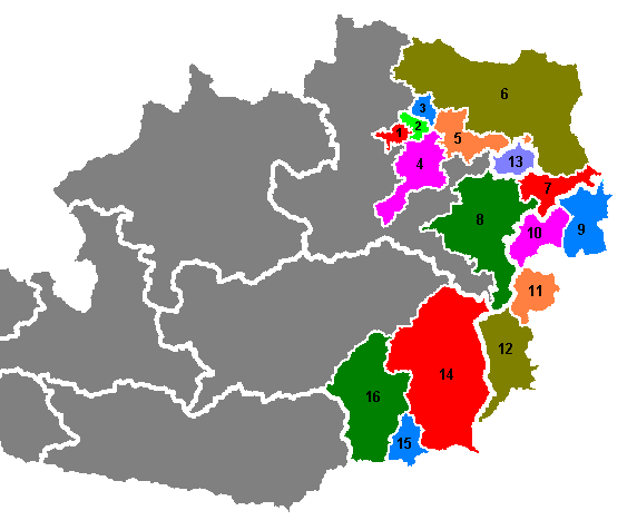 Austrian Wine Map Austrian Wine Map